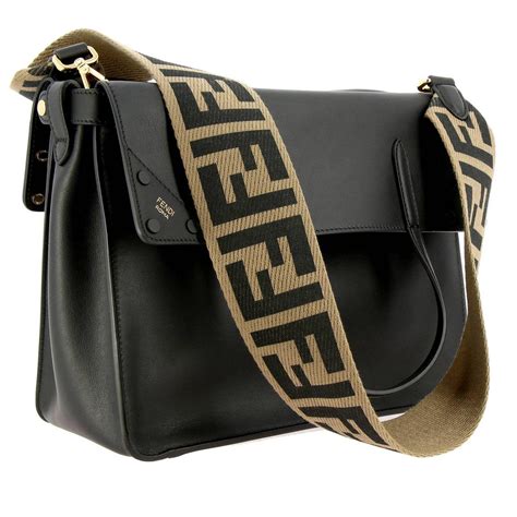 fendi classic mini messenger bag|Fendi crossbody strap shoulder bags.